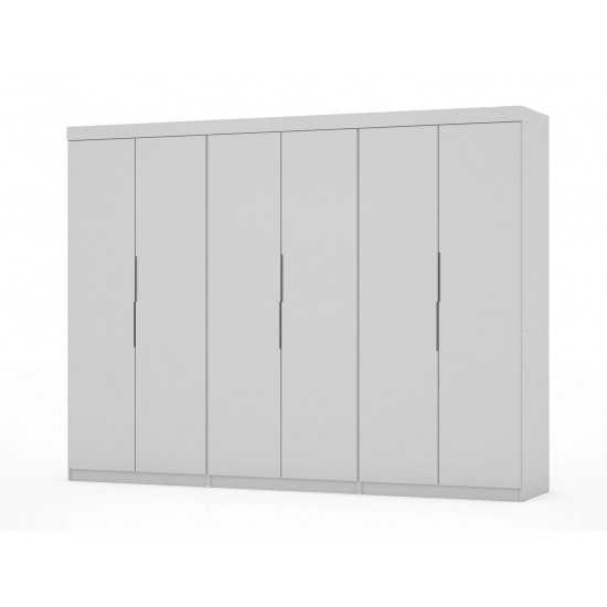 Mulberry 2.0 Wardrobe Closet - Set of 3 in White