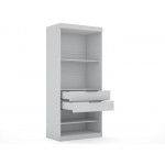 Mulberry 2.0 Semi Open 2 Sectional Corner Closet - Set of 2 in White