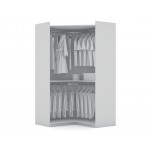 Mulberry 3.0 Sectional Corner Closet - Set of 3 in White