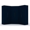 Mulberry 3.0 Sectional Corner Closet - Set of 3 in Tatiana Midnight Blue
