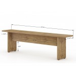 NoMad 67.91 Dining Bench in Nature