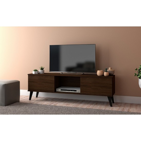 Doyers 53.15 TV Stand in Nut Brown