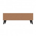 Doyers 53.15 TV Stand in White and Nut Brown