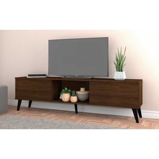 Doyers 70.87 TV Stand in Nut Brown