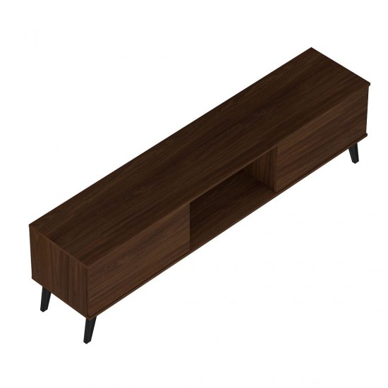 Doyers 70.87 TV Stand in Nut Brown