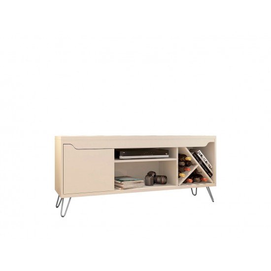 Baxter 53.54" TV Stand in Off White
