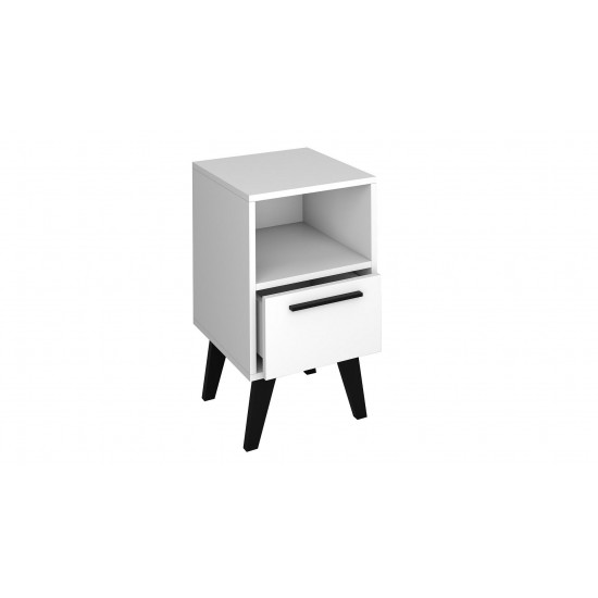 Amsterdam Nightstand 1.0 in White