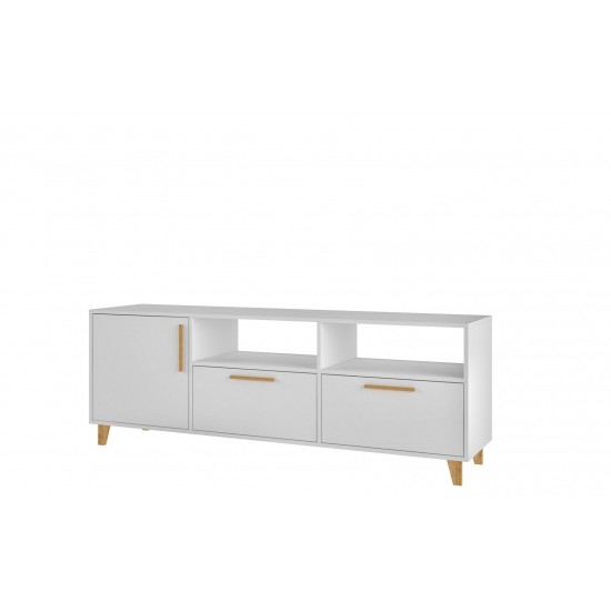 Herald 53.15" TV Stand in White