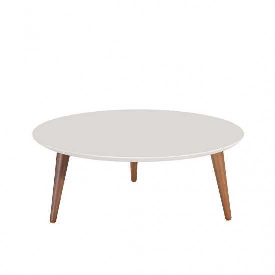 Moore 23.62" Round Low Coffee Table in Off White