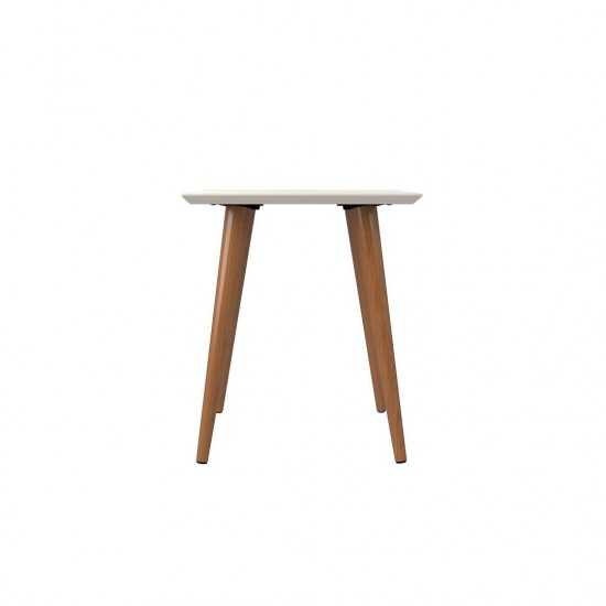 Utopia High Square End Table in White Gloss