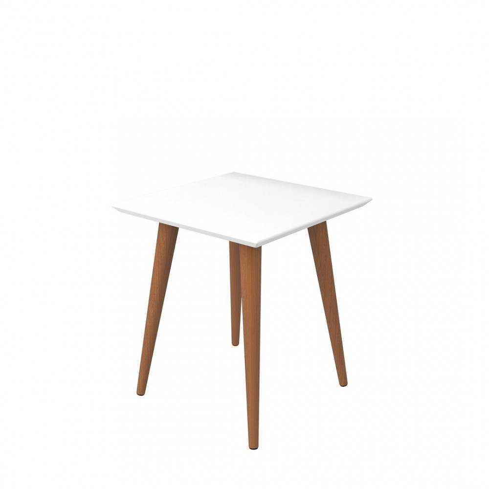 Utopia High Square End Table in Off White Utopia High Square End Table in Off White