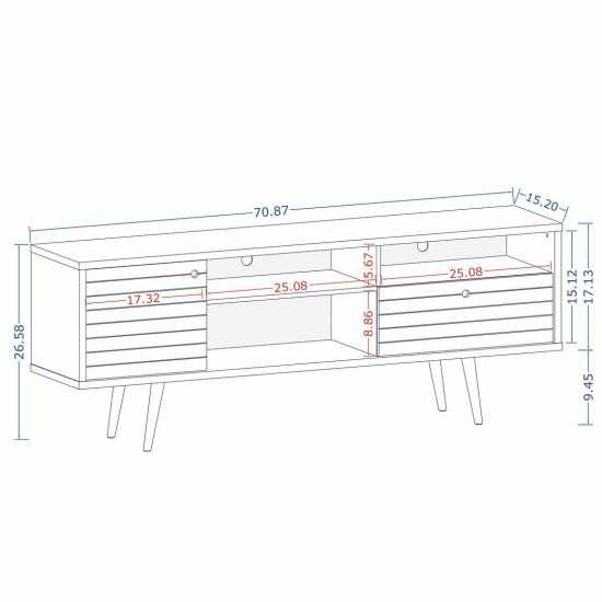 Liberty 70.86" Mid-Century - Modern TV Stand