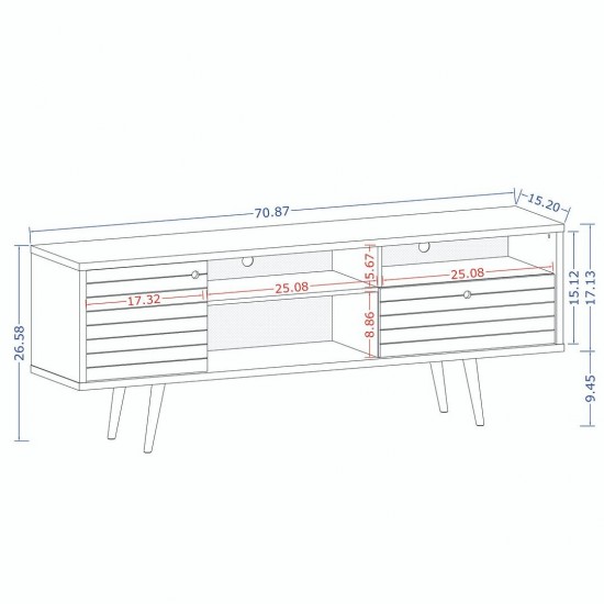 Liberty 70.86" Mid-Century - Modern TV Stand