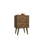 Liberty Nightstand 2.0 in Rustic Brown