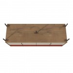 Joy 59" Double Dresser in Red