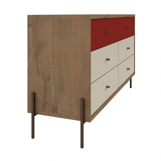 Joy 59" Double Dresser in Red