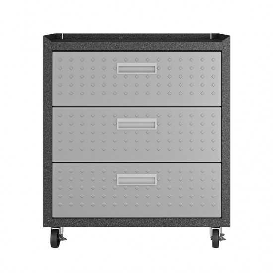 Fortress 31.5" Mobile Garage Chest with Drawers