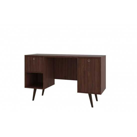 Edgar Office Desk in Dark Brown