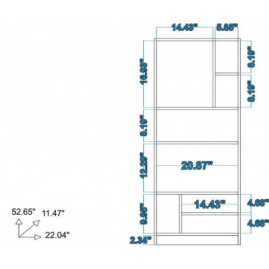 Valenca Bookcase 3.0