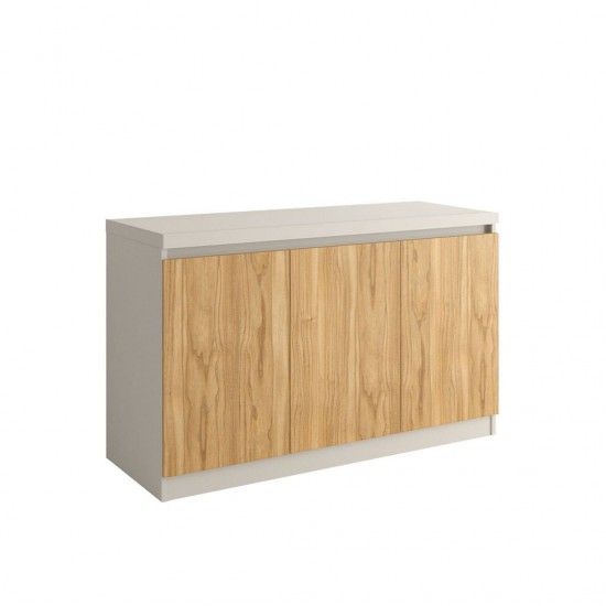 Viennese 46.81 Buffet Stand in Off White and Cinnamon Light Brown