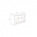 Viennese 2.0 - 46.81 Buffet Stand with Mirrors in Maple Cream