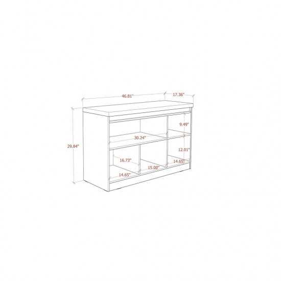 Viennese 2.0 - 46.81 Buffet Stand with Mirrors in Off White