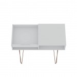 Rockefeller 39.37 Entryway Console in White