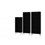 Rockefeller 3-Piece Bookcases in Black