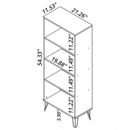 Rockefeller 3-Piece Bookcases in Black