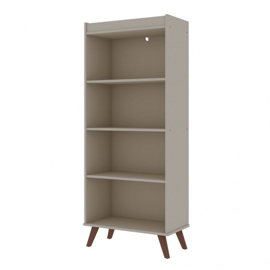 Hampton 4-Tier Bookcase in Off White
