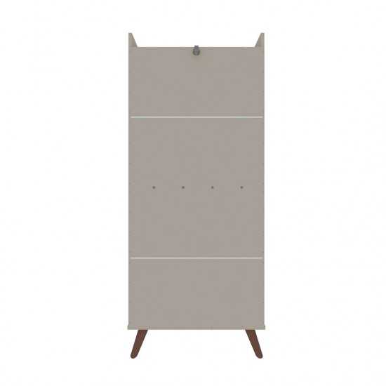 Hampton 4-Tier Bookcase in Off White