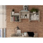 Hampton Wall Décor Shelves in Off White