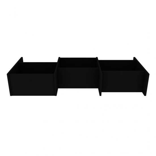 Hampton Wall Décor Shelves in Black