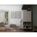 Hampton 26.77 Display Cabinet in Off White