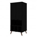 Hampton 26.77 Display Cabinet in Black