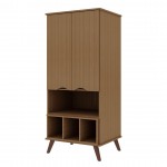 Hampton 26.77 Display Cabinet in Maple Cream