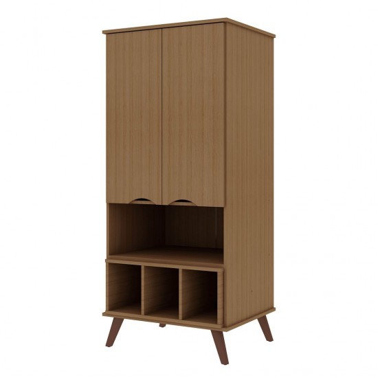 Hampton 26.77 Display Cabinet in Maple Cream