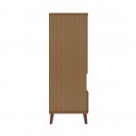 Hampton 26.77 Display Cabinet in Maple Cream