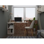 Hampton 53.54 Home Office Desk in Off White