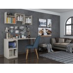 Hampton 53.54 Home Office Desk in Off White