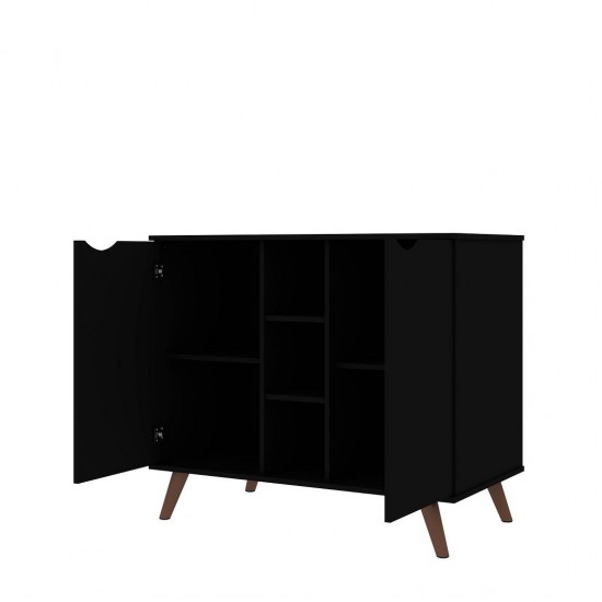 Hampton 39.37 Buffet Stand in Black