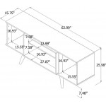 Hampton 62.99 TV Stand in Maple Cream