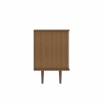 Hampton 53.54 TV Stand in Off White and Maple Cream