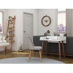 Hampton 3- Piece Home Basic Office Set in White