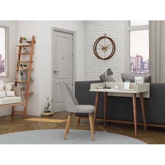 Hampton 3- Piece Home Basic Office Set in Off White