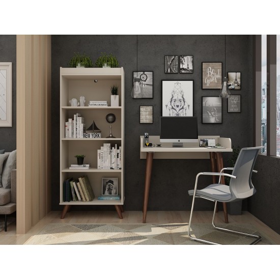 Hampton 2- Piece Home Basic Office Set in Off White