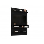 Libra Long Floating 45.35 Entertainment Center in Black