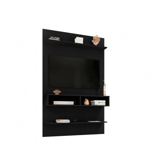 Libra Long Floating 45.35 Entertainment Center in Black