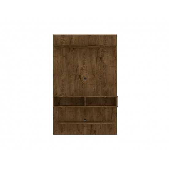 Libra Long Floating 45.35 Entertainment Center in Rustic Brown