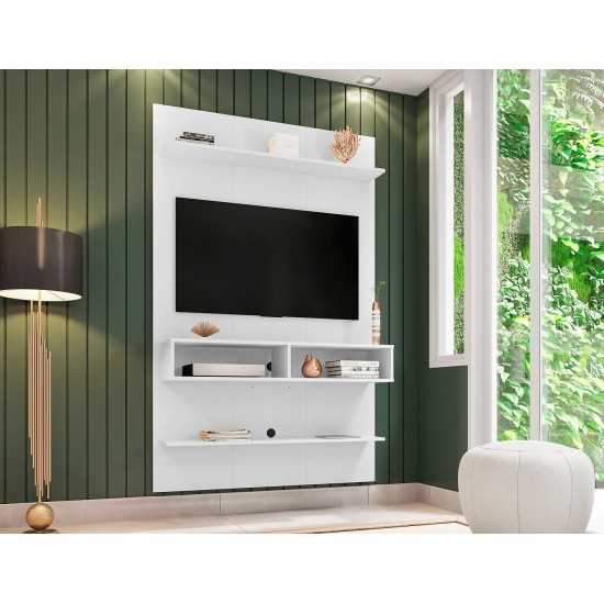 Libra Long Floating 45.35 Entertainment Center in White